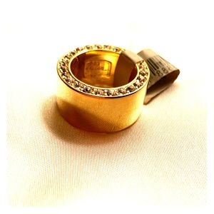 Fallon Gold Pave Band